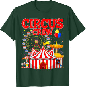 Circus Crew Funny Carnival Staff Costume Theme Party T-Shirt - T-Shirt | Forest