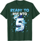 Ready to Dive into 5 Design for a 5 Years Old Birthday boy T-Shirt - T-Shirt | Forest