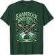 Shamrock and Roll Clover St Patrick's Day Guitar Music Gifts T-Shirt - T-Shirt | Forest