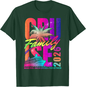 Family Cruise 2026 Family Matching Cruise Vacation Party T-Shirt - T-Shirt | Forest