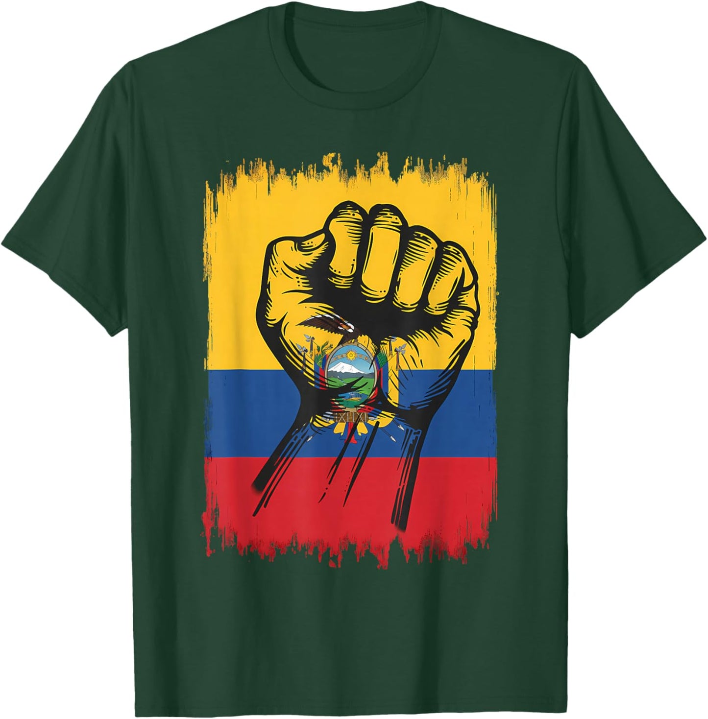 Ecuador Flag Ecuadorian Pride T-Shirt - T-Shirt | Forest
