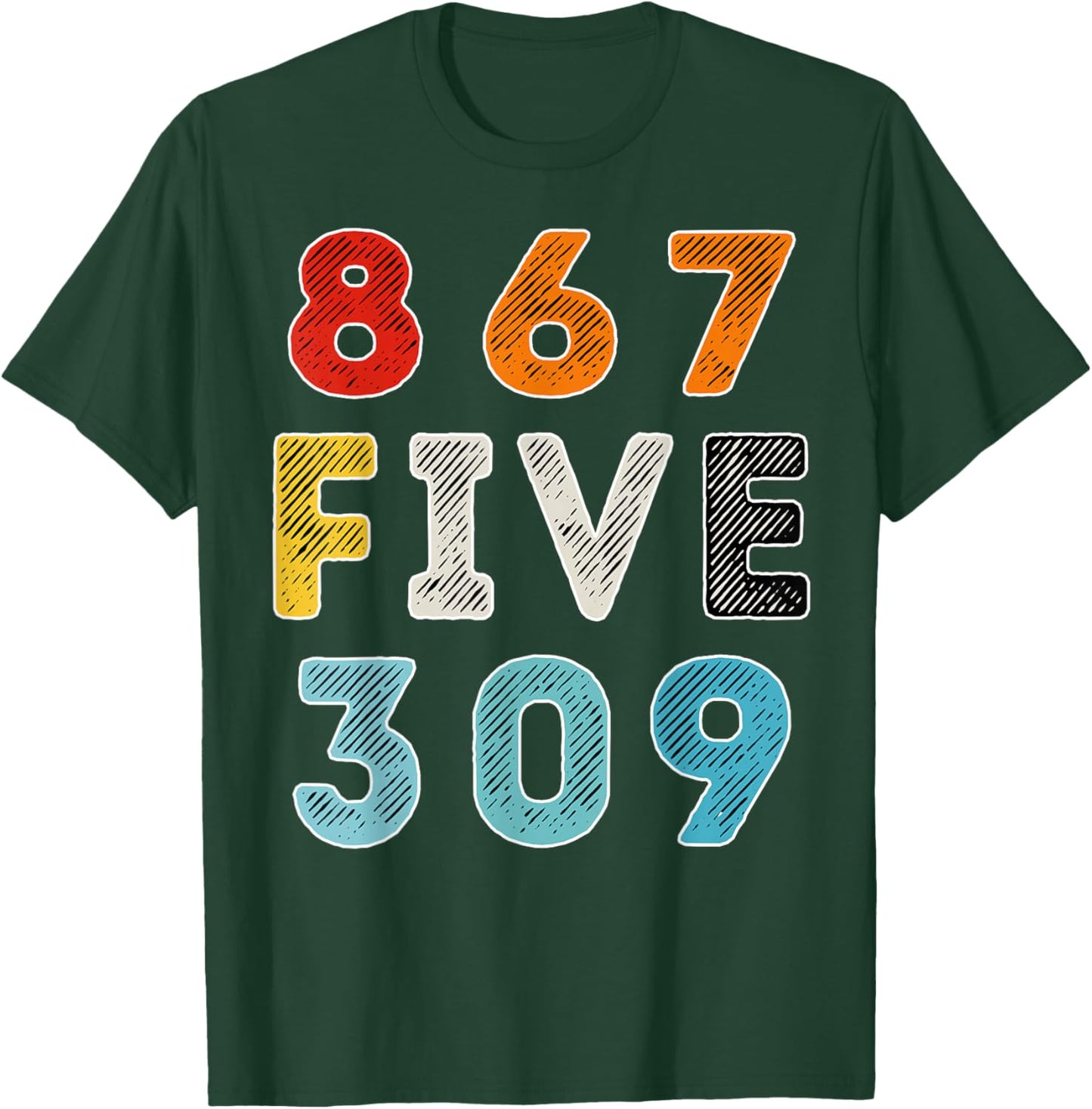 867 Five 309 T-Shirt - T-Shirt | Forest