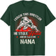 Wrestling Wrestler He Stole Heart He Calls Me Nana T-Shirt - T-Shirt | Forest