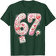 Valentine 67 Six Seven 6 7 Meme Valentines Day Girls T-Shirt - T-Shirt | Forest