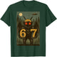 Six Seven Funny Mothman Cryptid 67 Viral Meme Men Women Kids T-Shirt - T-Shirt | Forest