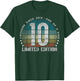 10 Year Old Gifts Vintage 2016 Limited Edition 10th Birthday T-Shirt - T-Shirt | Forest