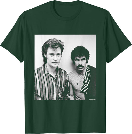 Daryl Hall & John Oates Maneater Duo by Virginia Turbett T-Shirt - T-Shirt | Forest