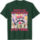 Retro Bunnies are Overrated Stay Feral Raccoon Bunny Easter T-Shirt - T-Shirt | Forest