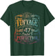 Vintage 1979 Limited Edition Shirt 47 Year Old 47th Birthday T-Shirt - T-Shirt | Forest
