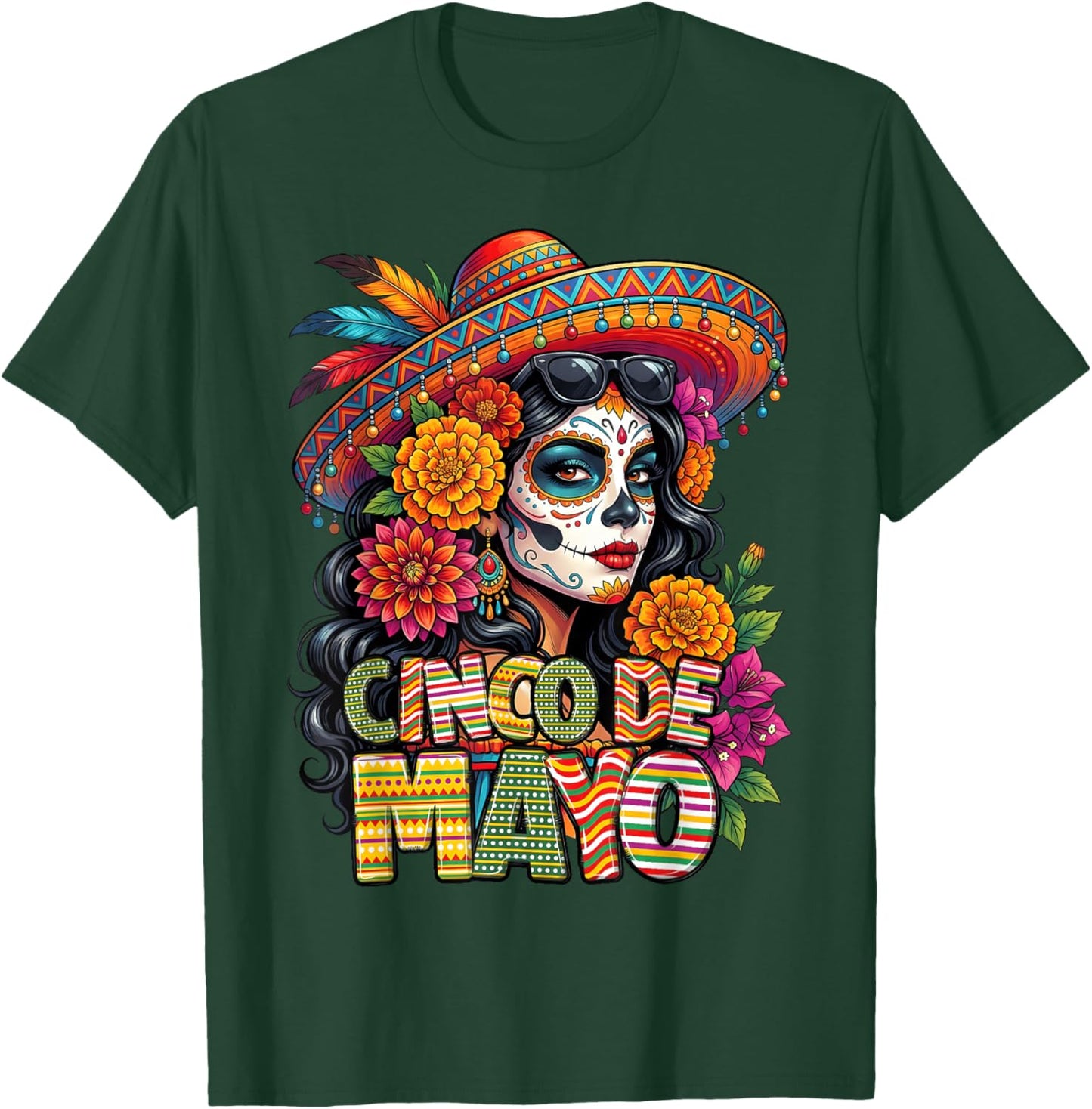 Cinco De Mayo Mexican Fiesta 5 De Mayo Women 2026 T-Shirt - T-Shirt | Forest