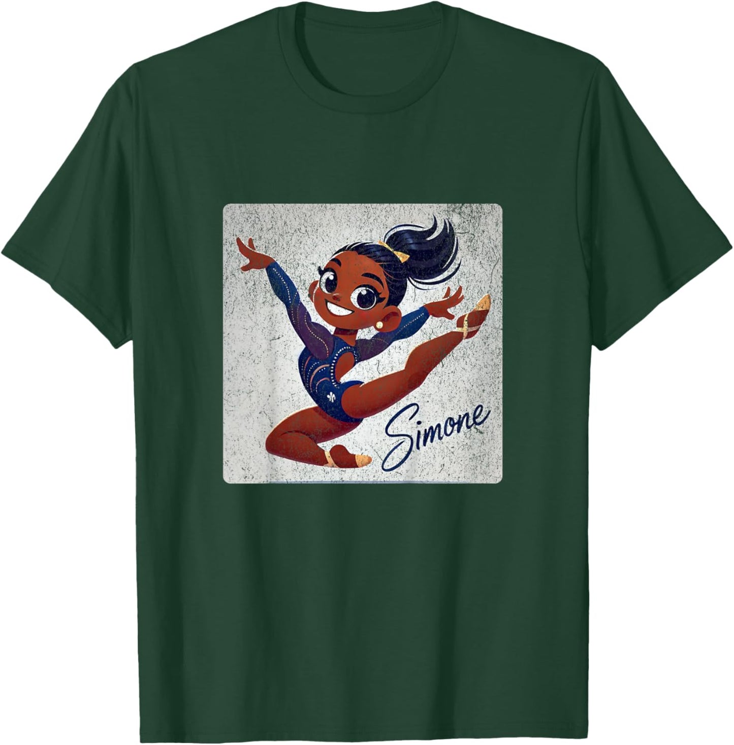 Kids Simone Retro World Champ – Youth Legend T-Shirt - T-Shirt | Forest