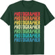 Photographer Vintage Style Job T-Shirt - T-Shirt | Forest