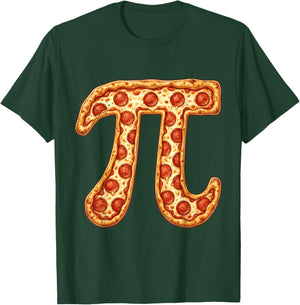 Pizza Pi Funny Math Design Pi Day for Math Lovers 3 14 Day T-Shirt - T-Shirt | Forest