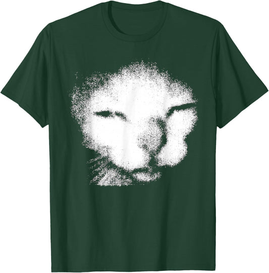 Cat Meme Funny Weird Cat Unhinged Humor Cat Lover T-Shirt - T-Shirt | Forest