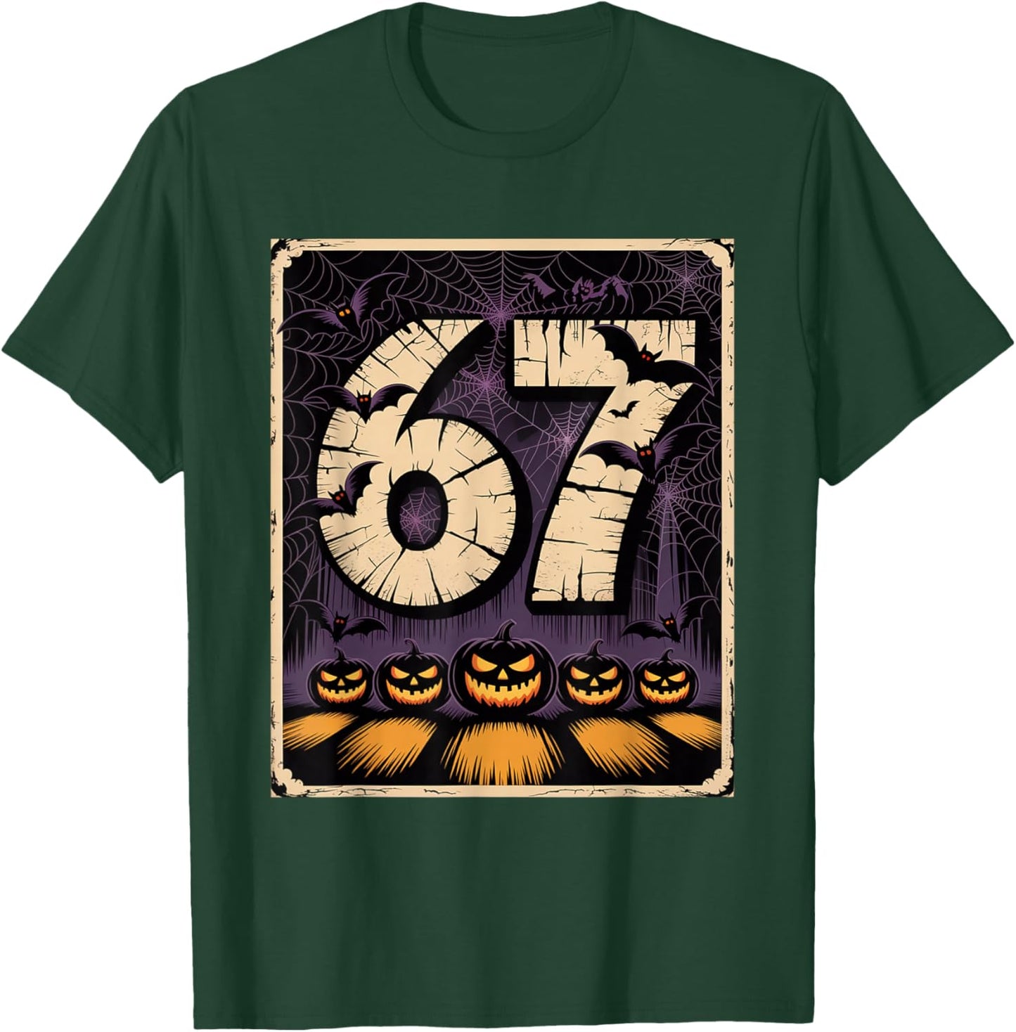 67 Meme Shirt, Six Seven Funny Halloween Design T-Shirt - T-Shirt | Forest