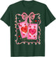 Valentine Funny 67 Meme Playing Cards Coquette Bow Women Kid T-Shirt - T-Shirt | Forest