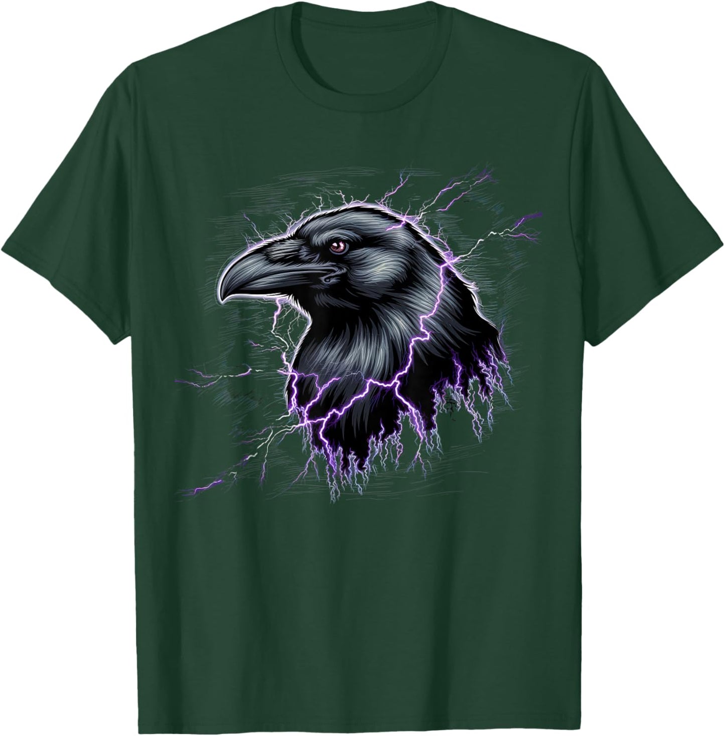 Raven Men Women Purple Animal School Sport Fan T-Shirt - T-Shirt | Forest