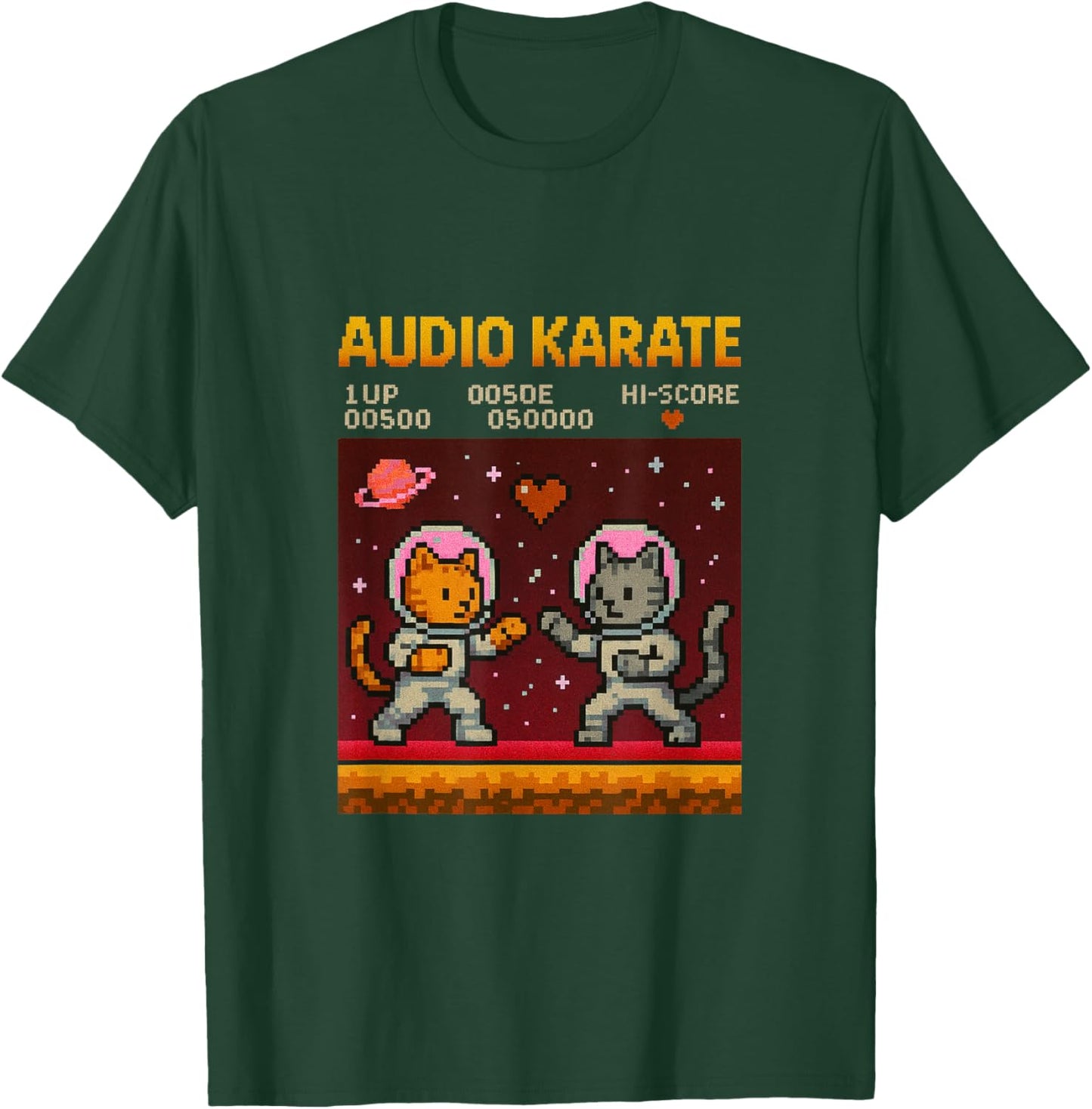 Meowtendo 89 Space Cats T-Shirt - T-Shirt | Forest