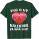 This is My Valentine Pajama Valentines Day Men Women Kids T-Shirt - T-Shirt | Forest