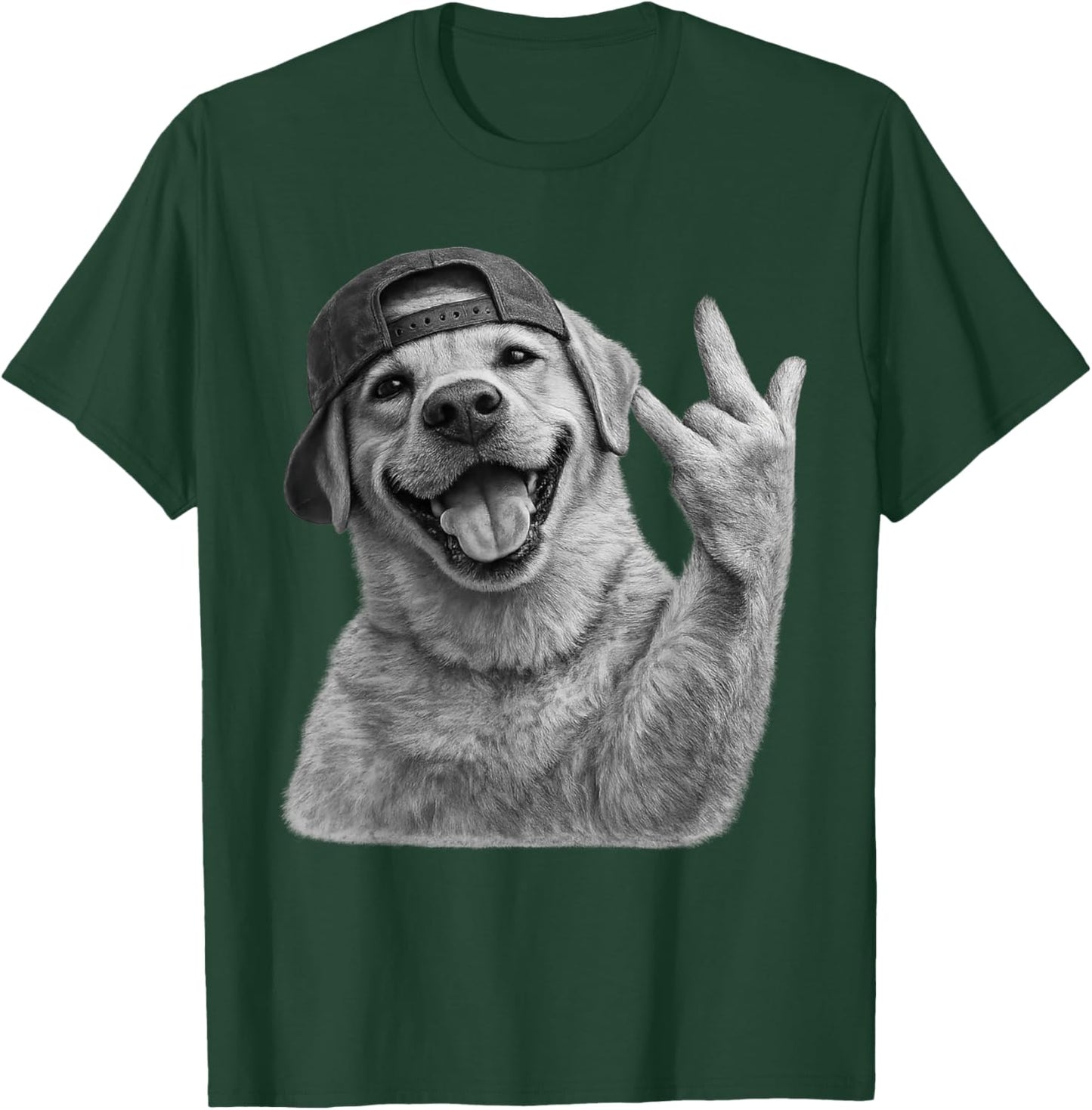 Funny Dog Design, Silly Meme, Danke Memes, 90s Vintage T-Shirt - T-Shirt | Forest