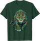 Mandala Spiritual Jaguar Zen Art Mindfulness Wisdom Yoga T-Shirt - T-Shirt | Forest
