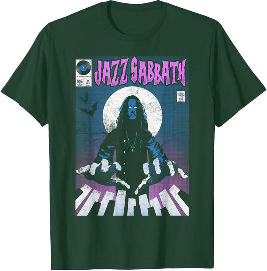 Jazz Sabbath - 1968 Comic Book T-Shirt - T-Shirt | Forest
