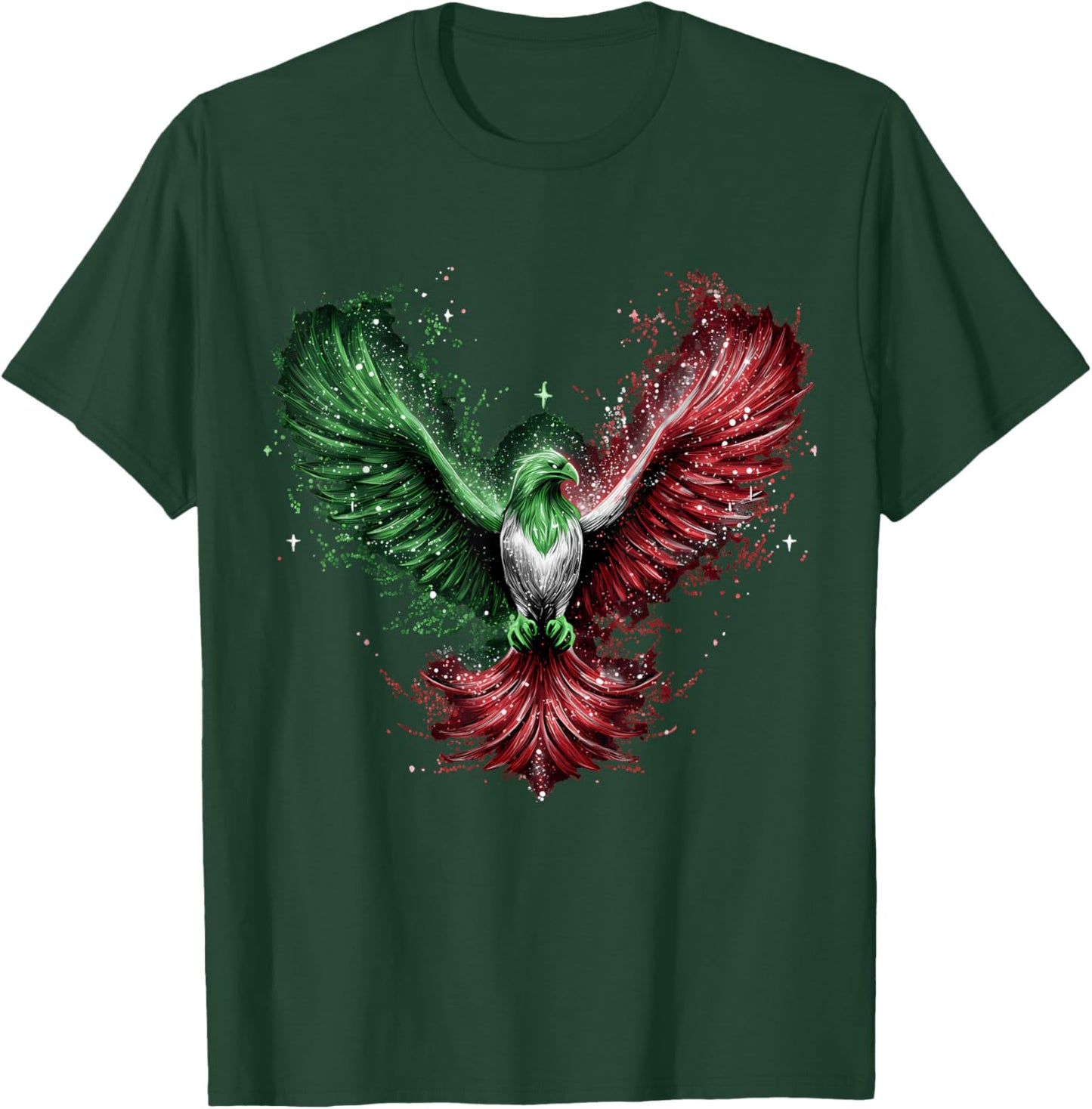Mexico Flag Eagle Mexican Pride Mexican Roots Mexican Flag T-Shirt - T-Shirt | Forest