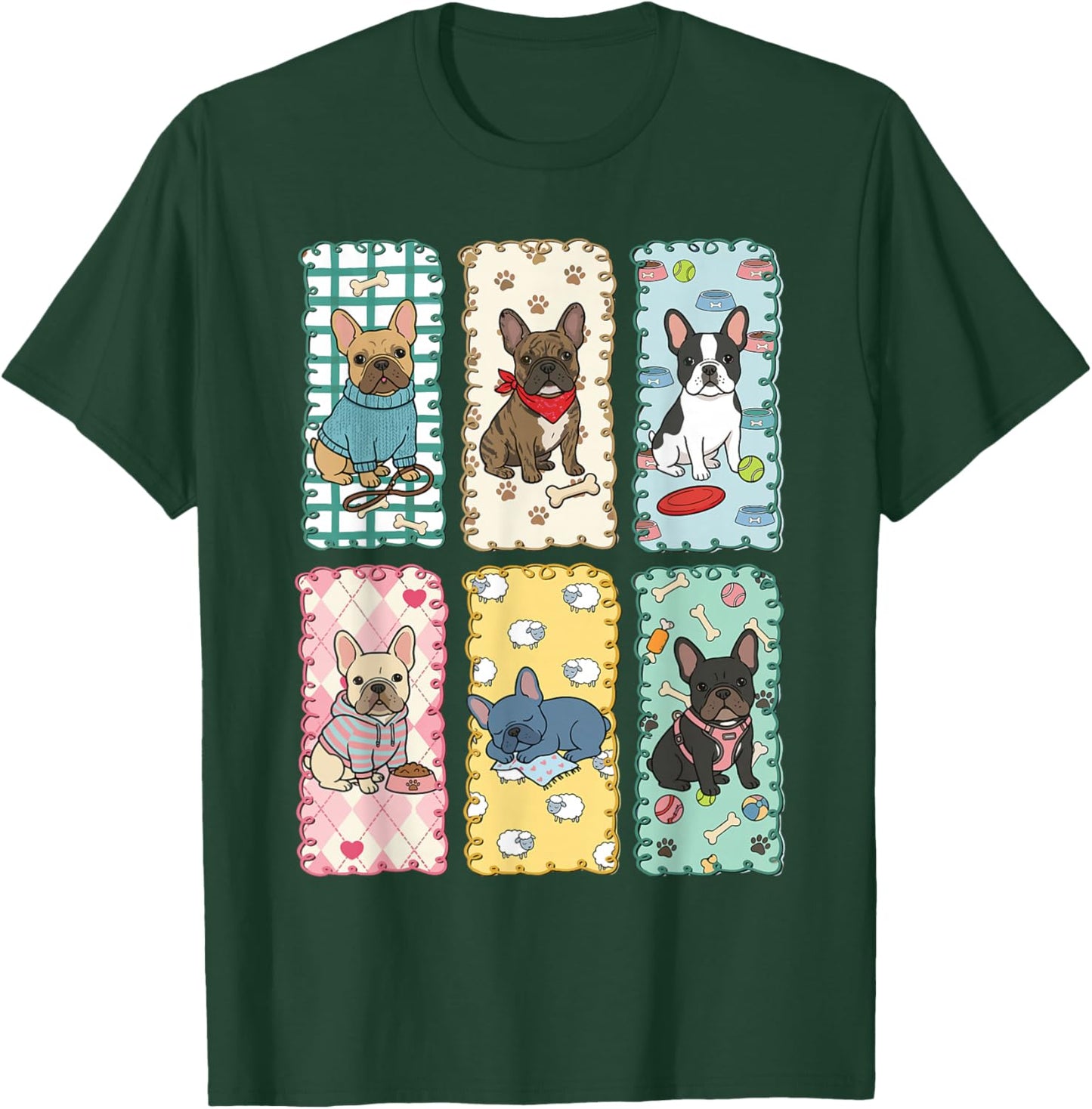 French Bulldog T-Shirt - T-Shirt | Forest