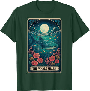The Whale Shark Tarot Card T-Shirt - T-Shirt | Forest