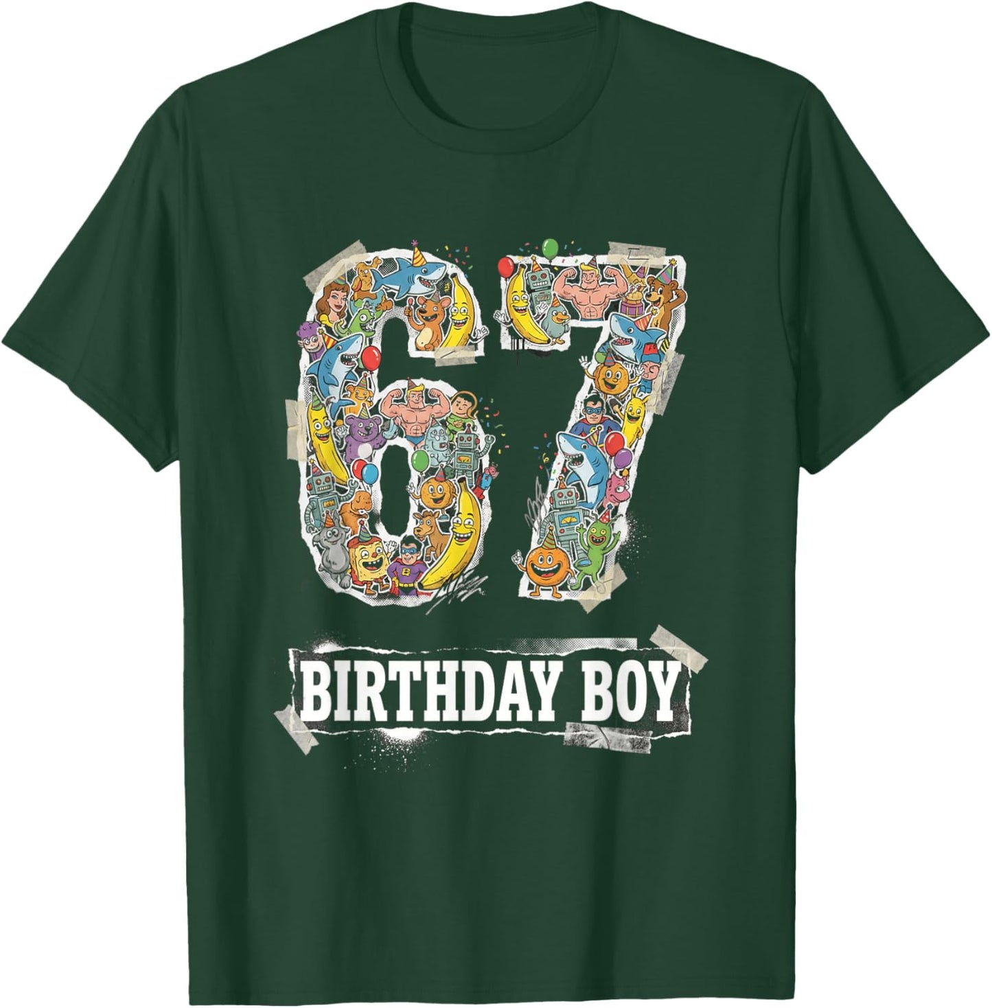 Gen Alpha Brain Rot Meme T-Shirt - T-Shirt | Forest
