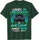 Official Double Digits Level 10 Unlocked 10th Birthday Boy T-Shirt - T-Shirt | Forest