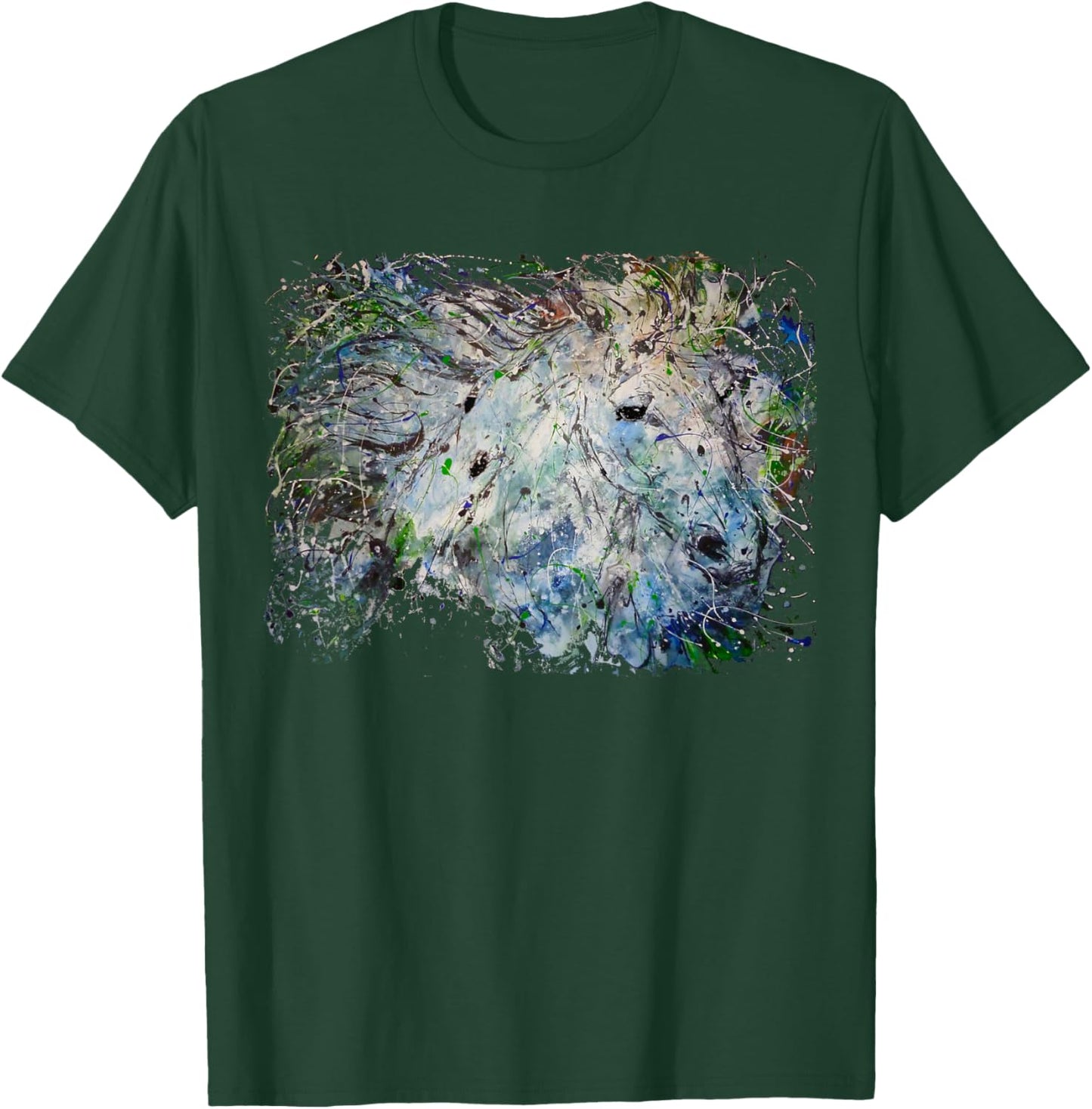 Sur Splash Horse T-Shirt - T-Shirt | Forest