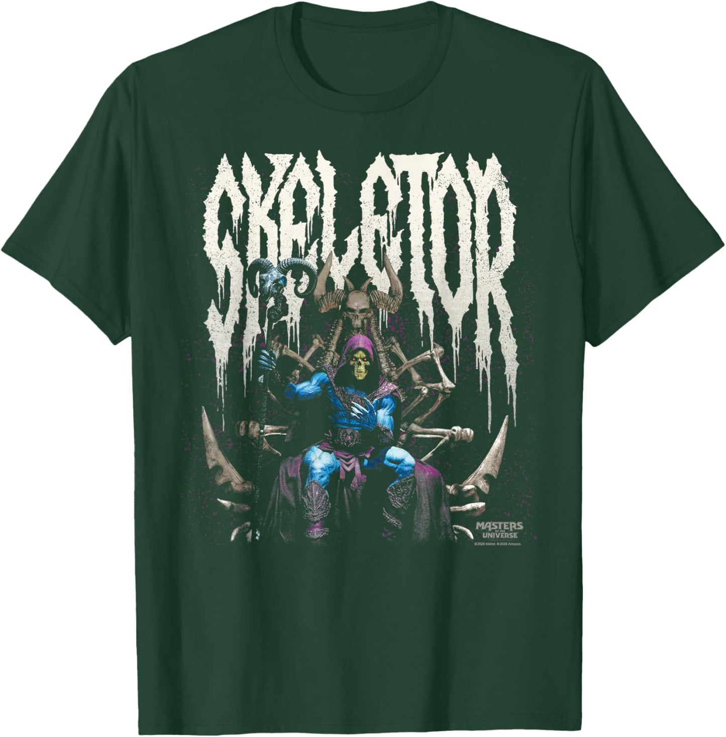 Masters of The Universe: Metal Skeletor Throne T-Shirt - T-Shirt | Forest