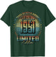 Vintage 1951 Limited Edition Shirt 75 Year Old 75th Birthday T-Shirt - T-Shirt | Forest
