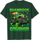 Shamrock Crusher Monster Truck Drip St Patricks Boy Toddler T-Shirt - T-Shirt | Forest