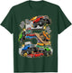 5th Birthday Monster Truck Racing Birthday Boy Party T-Shirt - T-Shirt | Forest