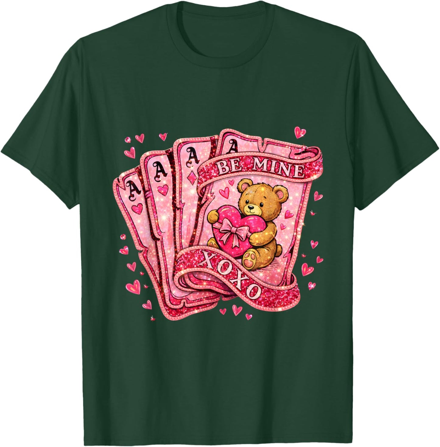 Valentine Coquette Couple Love Cute T-Shirt - T-Shirt | Forest