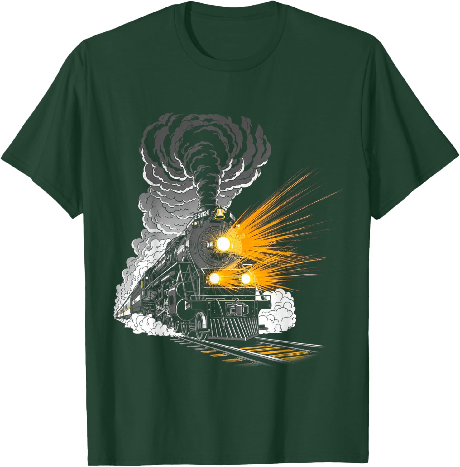 Steam Locomotive Train 4014 Vintage Big Boy Railroad Engine T-Shirt - T-Shirt | Forest