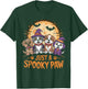 Funny Halloween Dog Ghost Costume Puppy Just A Spooky Paw T-Shirt - T-Shirt | Forest
