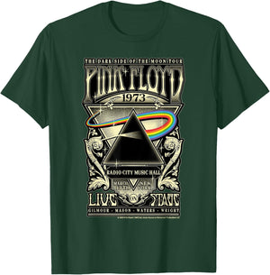 Pink Floyd 1973 Dark Side of The Moon Tour T-Shirt - T-Shirt | Forest