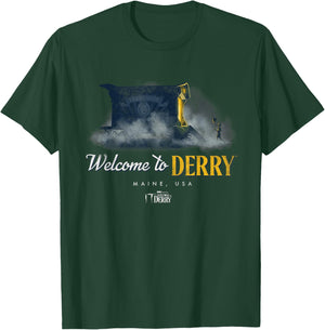 Welcome to Derry Pennywise Cart T-Shirt - T-Shirt | Forest