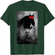 Mothman Cat Cryptid Mashup Red Eyes Gothic Folklore T-Shirt - T-Shirt | Forest