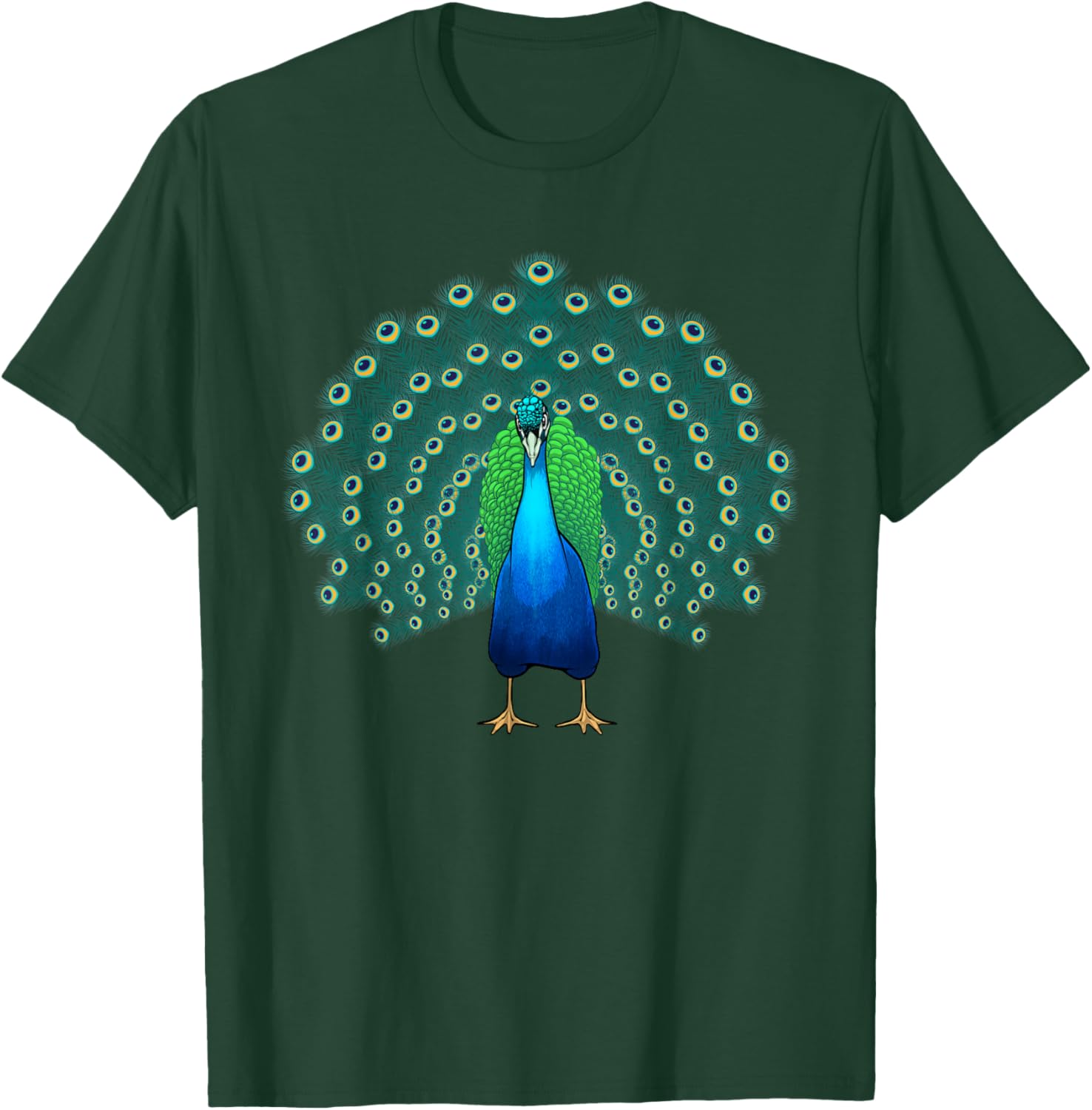 Cool Peacock Art Women Peacock Feather Peacock Lover T-Shirt - T-Shirt | Forest