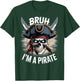 Bruh I'm A Pirate Boys Kid Funny Pirate Costume Halloween T-Shirt - T-Shirt | Forest