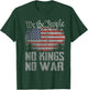 No Kings in America US Flag Vintage No War T-Shirt - T-Shirt | Forest