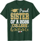 Proud Sister of A 2026 College Graduate T-Shirt - T-Shirt | Forest