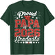 Proud Papa of A 2026 Graduate Senior Class of 2026 T-Shirt - T-Shirt | Forest