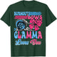 Burnouts or Bows Glamma Loves You Gender Reveal Party T-Shirt - T-Shirt | Forest