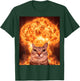 Funny Cat Meme Boys Girls Kids Women Men Teens Silly Graphic T-Shirt - T-Shirt | Forest