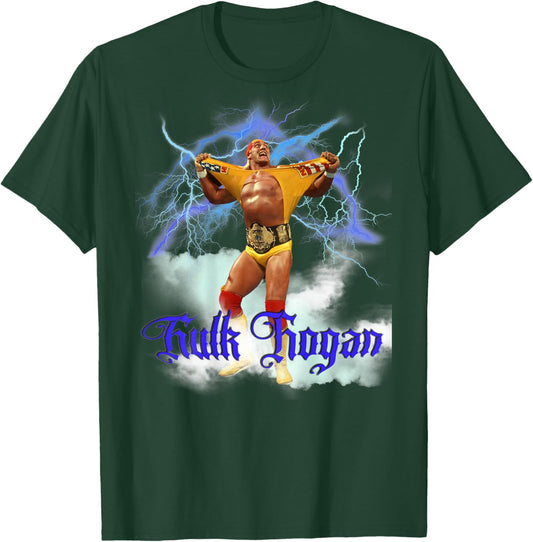 Hulk Hogan_008_Back Printed T-Shirt - T-Shirt | Forest